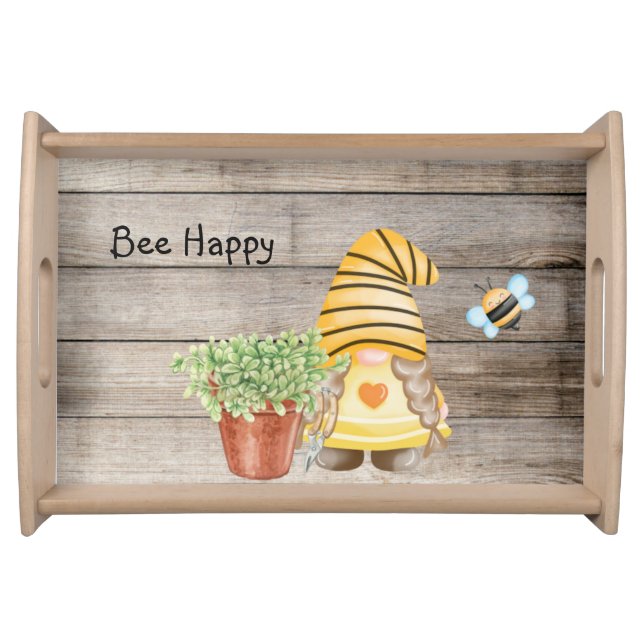 Gnome, Garden Gnome  Serving Tray (Front)