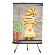 Gnome, Garden Gnome Tripod Lamp