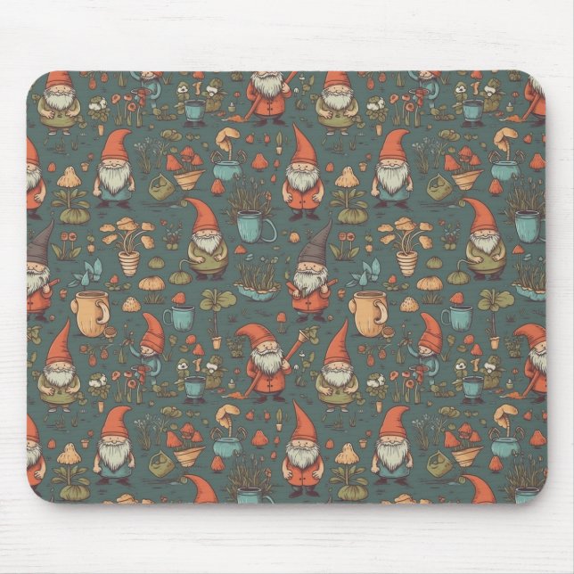 Gnome Garden Mousepad (Front)