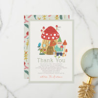 Gnome Garden Mushroom Green Boy Baby Shower