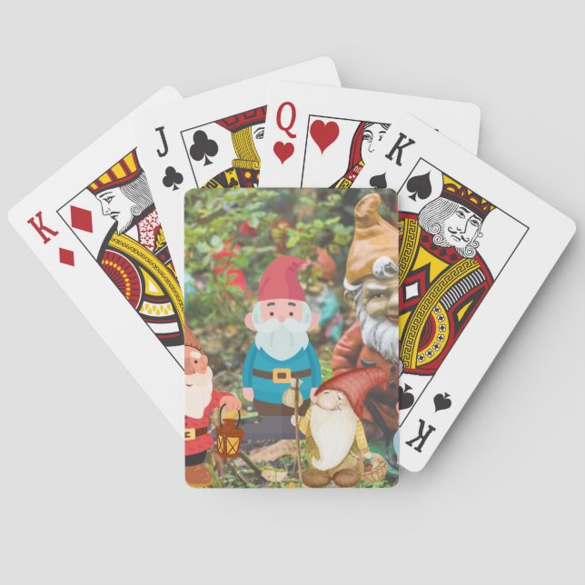 Gnome Garden Poker Cards (Back)
