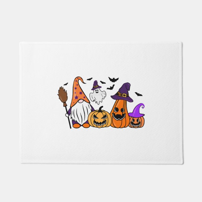Gnome Halloween Doormat (Front)