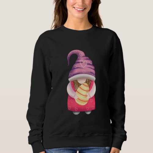 Gnome Happy Easter Day Eggs Women Girls Kids 1 Sweatshirt