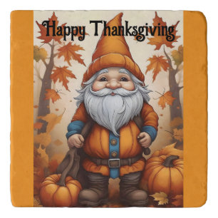 Gnome Happy Thanksgiving Trivet