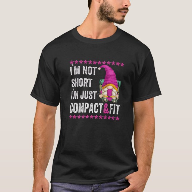 Gnome Hiker Mom Retired Grandma And Funny Hiking G T-Shirt (Front)