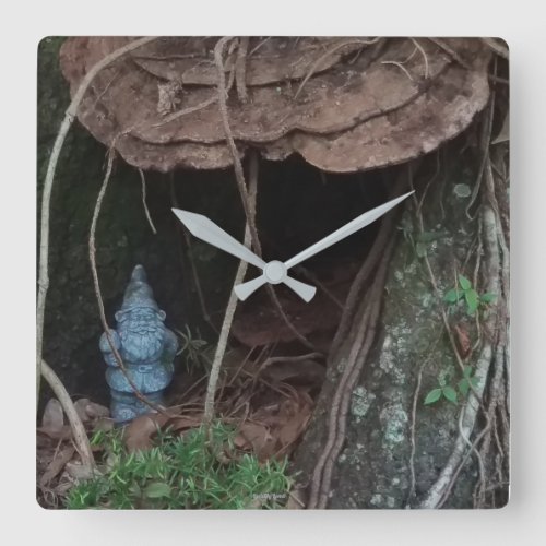 Gnome Home Wall Clock