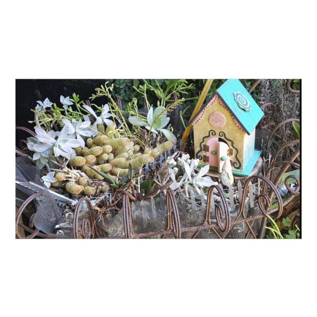 Gnome Home  Woods Fantasy Photography personalized Photo Print (Front)