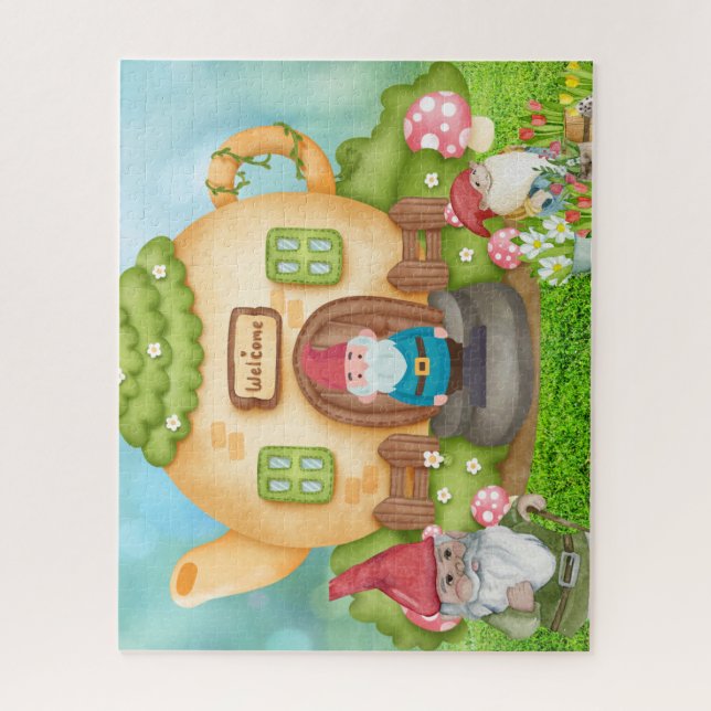 Gnome House Jigsaw Puzzle (Vertical)