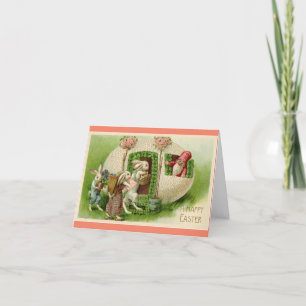 Gnome In Egg Child's Holiday Card