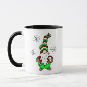 Gnome is Where the Coffee is Cute Christmas Mug