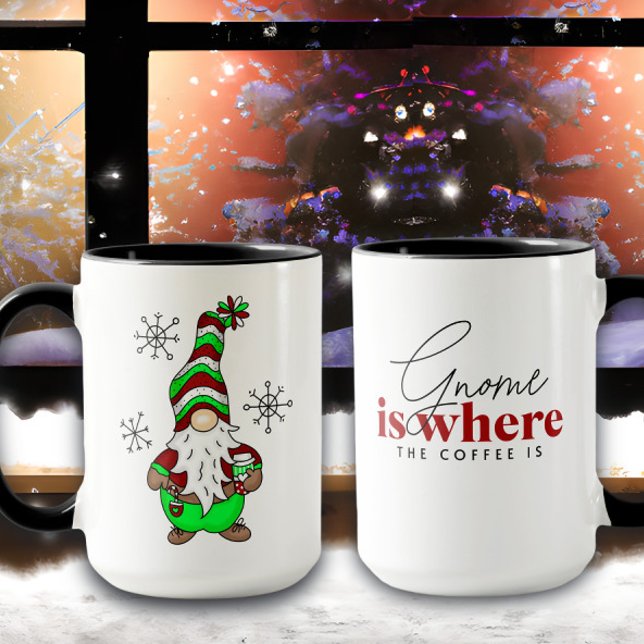 Gnome is Where the Coffee is | Cute Christmas Mug (Creator Uploaded)