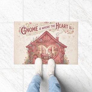 Gnome Is Where The Heart Is Doormat