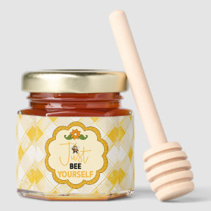 Gnome Just Bee Yourself Honey Jar Favors