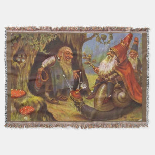 Gnome King Cozy Throw Blanket