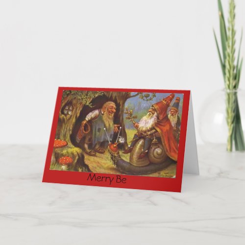 Gnome King Greeting Cards