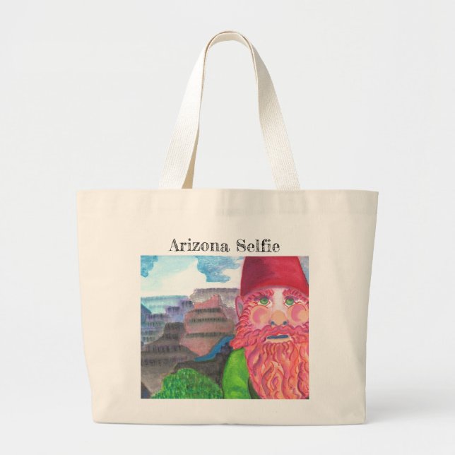 Gnome Large Tote Bag (Front)