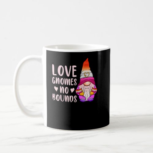 Gnome Lesbian LGBT Pride Lesbian Colors  Coffee Mug