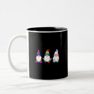 Gnome LGBTQ Bisexual Transsexual Ally Two-Tone Coffee Mug