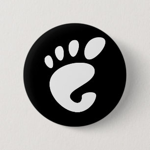Gnome - Linux - OSS FSF  Button