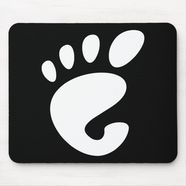 Gnome - Linux - OSS FSF  Mouse Pad (Front)