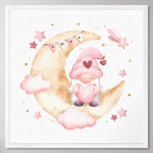 Gnome Love Framed Art