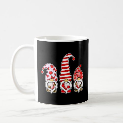 Gnome Love Golf Heart Leopard Plaid Christmas Vale Coffee Mug