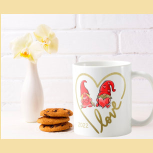 Gnome Love IS the Answer for Valentine’s Day    Coffee Mug