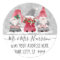 Gnome Love Joy Peace Christmas Card Address