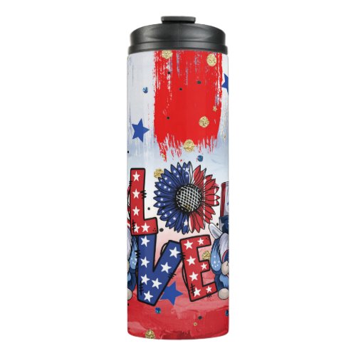 Gnome LOVE USA  Thermal Tumbler