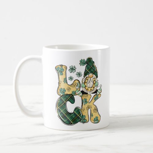 Gnome Luck St Patricks Day Coffee Mug