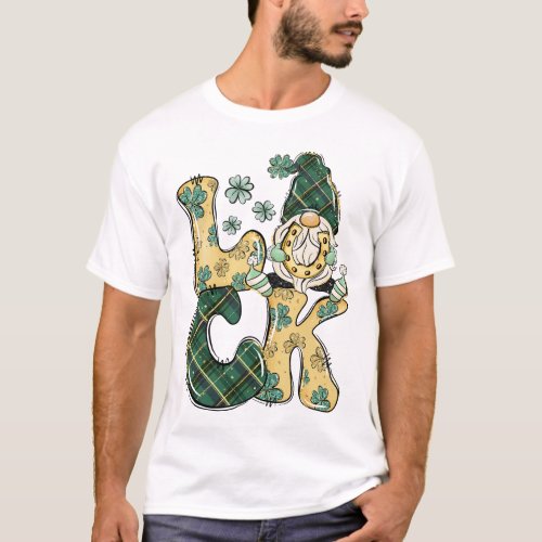 Gnome Luck St Patricks Day T_Shirt