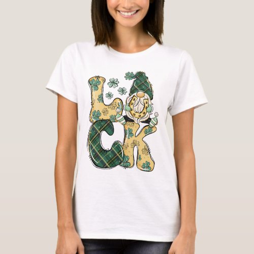 Gnome Luck St Patricks Day T_Shirt