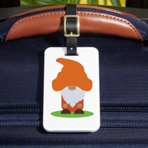 Gnome Luggage Tag