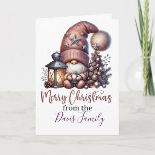 Gnome Merry Christmas Card