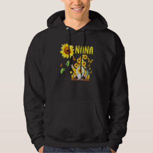 Gnome Nanna Sunflower Love Hoodie