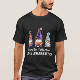Gnome Nobody Fights Rsd Crps Awareness Alone Crps  T-Shirt