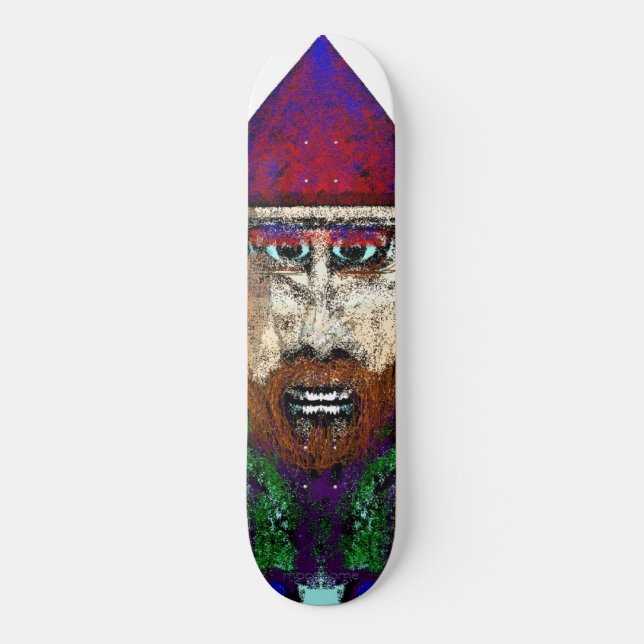 Gnome Nutcracker Skateboard Deck (Front)