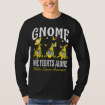 Gnome One Fights Alone Bladder Cancer Awareness T-Shirt