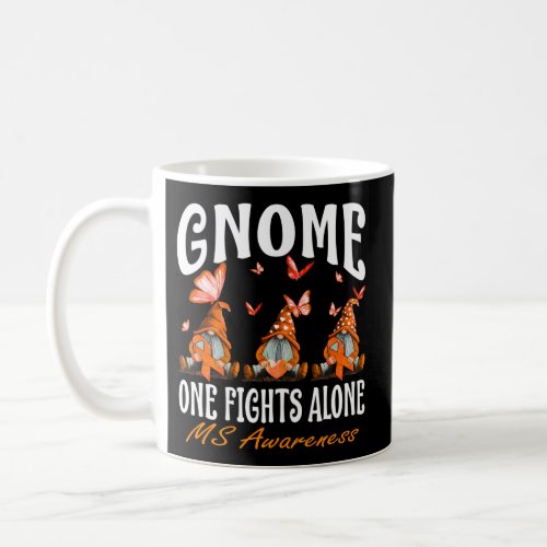 Gnome One Fights Alone Ms Awareness Coffee Mug