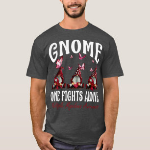 Gnome One Fights Alone Multiple Myeloma Awareness T-Shirt