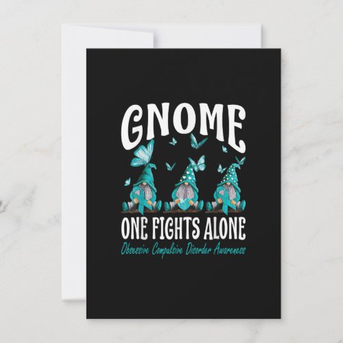 Gnome One Fights Alone Obsessive Compulsive Disord Invitation