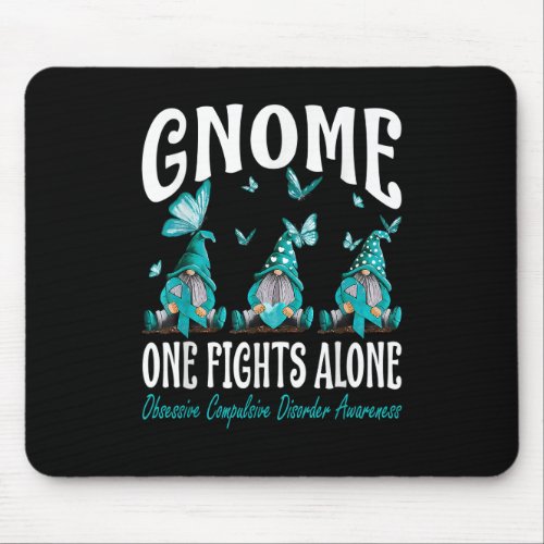 Gnome One Fights Alone Obsessive Compulsive Disord Mouse Pad