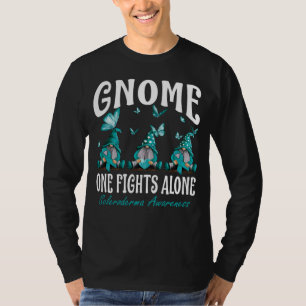 Gnome One Fights Alone Scleroderma Awareness T-Shirt