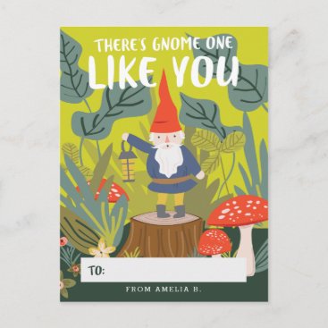 Gnome One Like You Valentine Holiday Postcard
