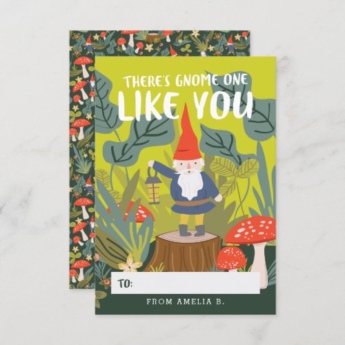 Gnome One Like You Valentine Invitation