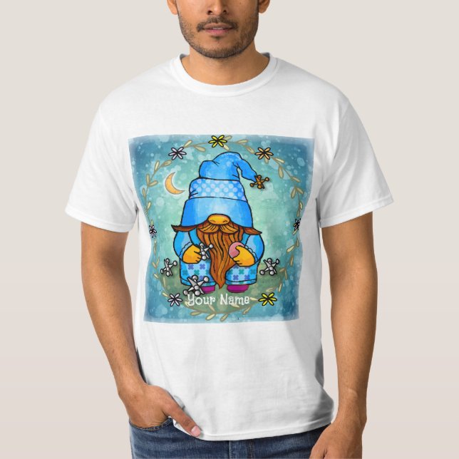 Gnome playing jacks  T-Shirt (Front)