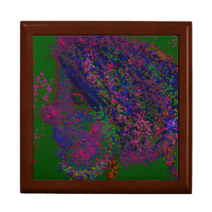 Gnome Quilted Pattern Keepsake Gift Box