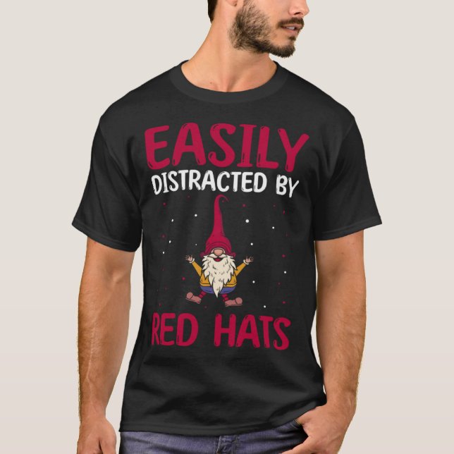 Gnome Quote for Gardening and Elf Garden T-Shirt (Front)