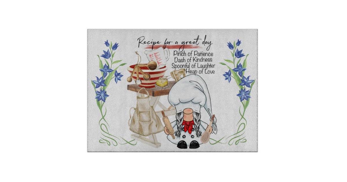 Gnome Gift, Gift For Grandma, Personalized Gnome Cutting Board