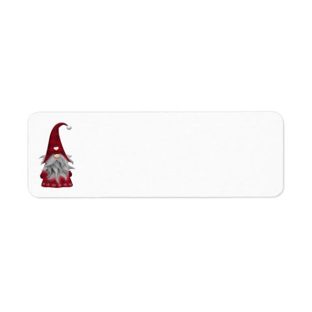 Gnome Return Address Label